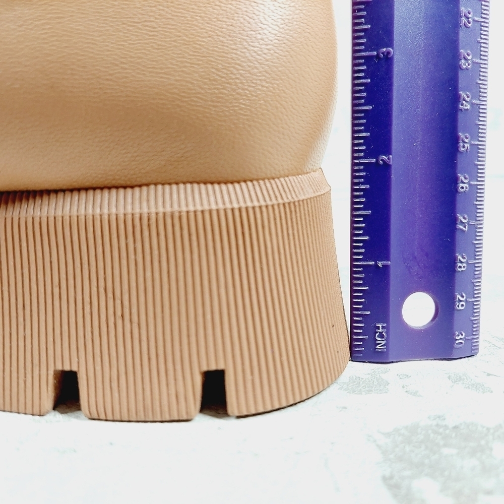 New BCBGeneration Raylin Brown Leather Chunky Sole Slip On Loafers O690 - Picture 9 of 13